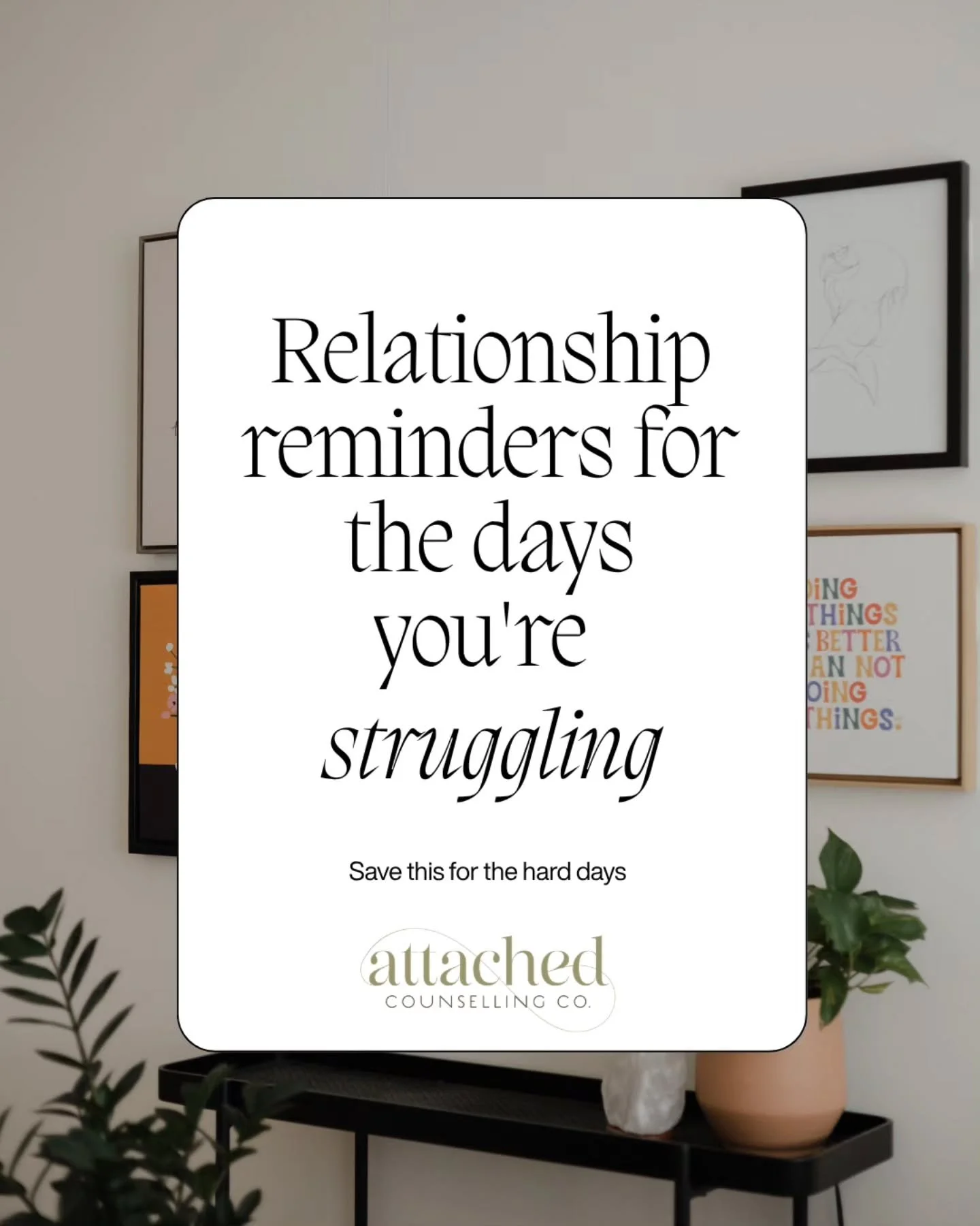 When we have insecure attachment patterns, relationships can start to feel unsafe when we have bad relationship days.

That's when self-protection takes over. We start questioning if we should leave our relationship. We pull back from the &ldquo;work
