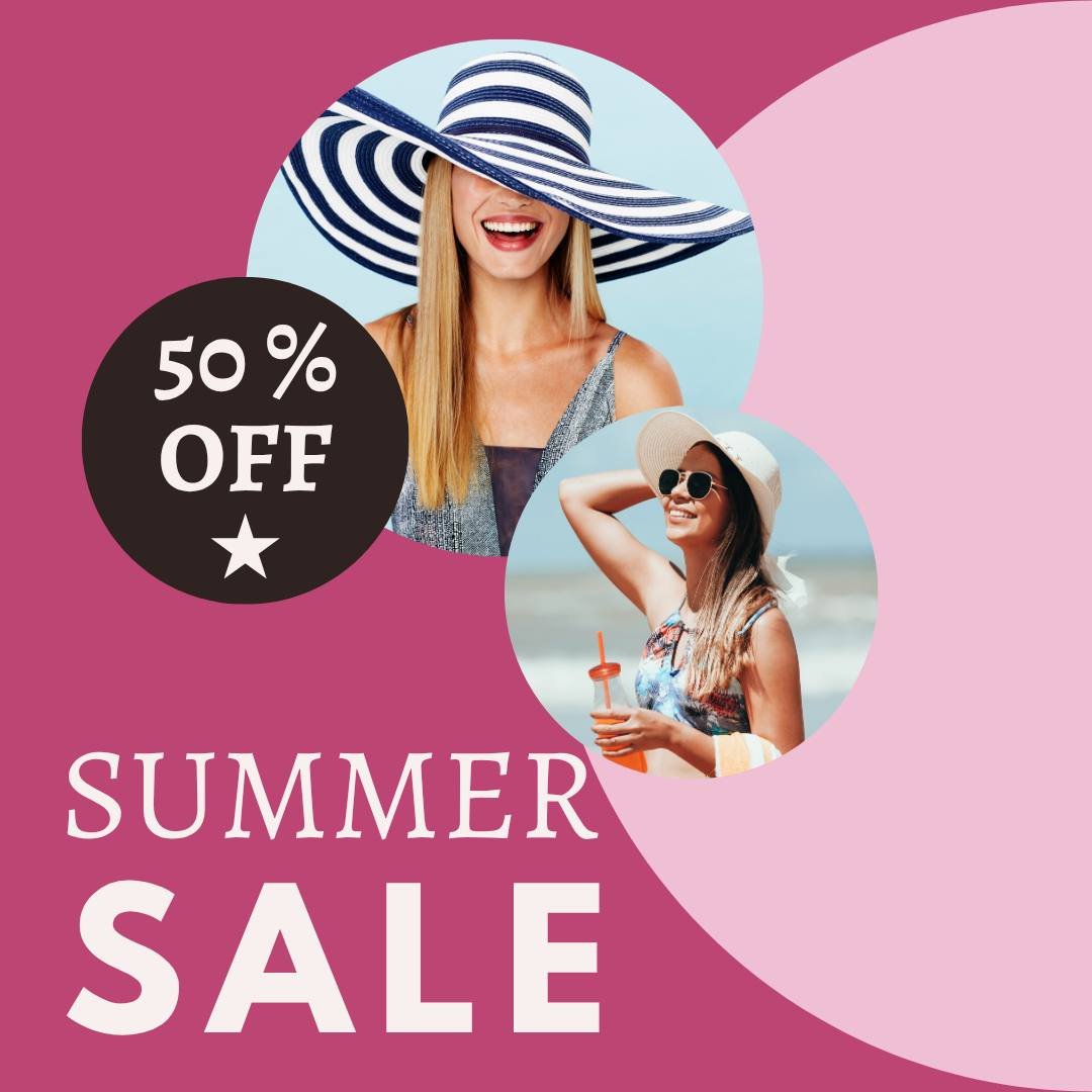 🌞 The wait is over—our Summer Sale starts TODAY! 🌞
Shop July 18 & 19 for a sizzling 50% OFF all hole-punch-tagged items and 20% OFF everything else! But that’s not all… come back Sunday, July 20 for our special $5 hole-punch
