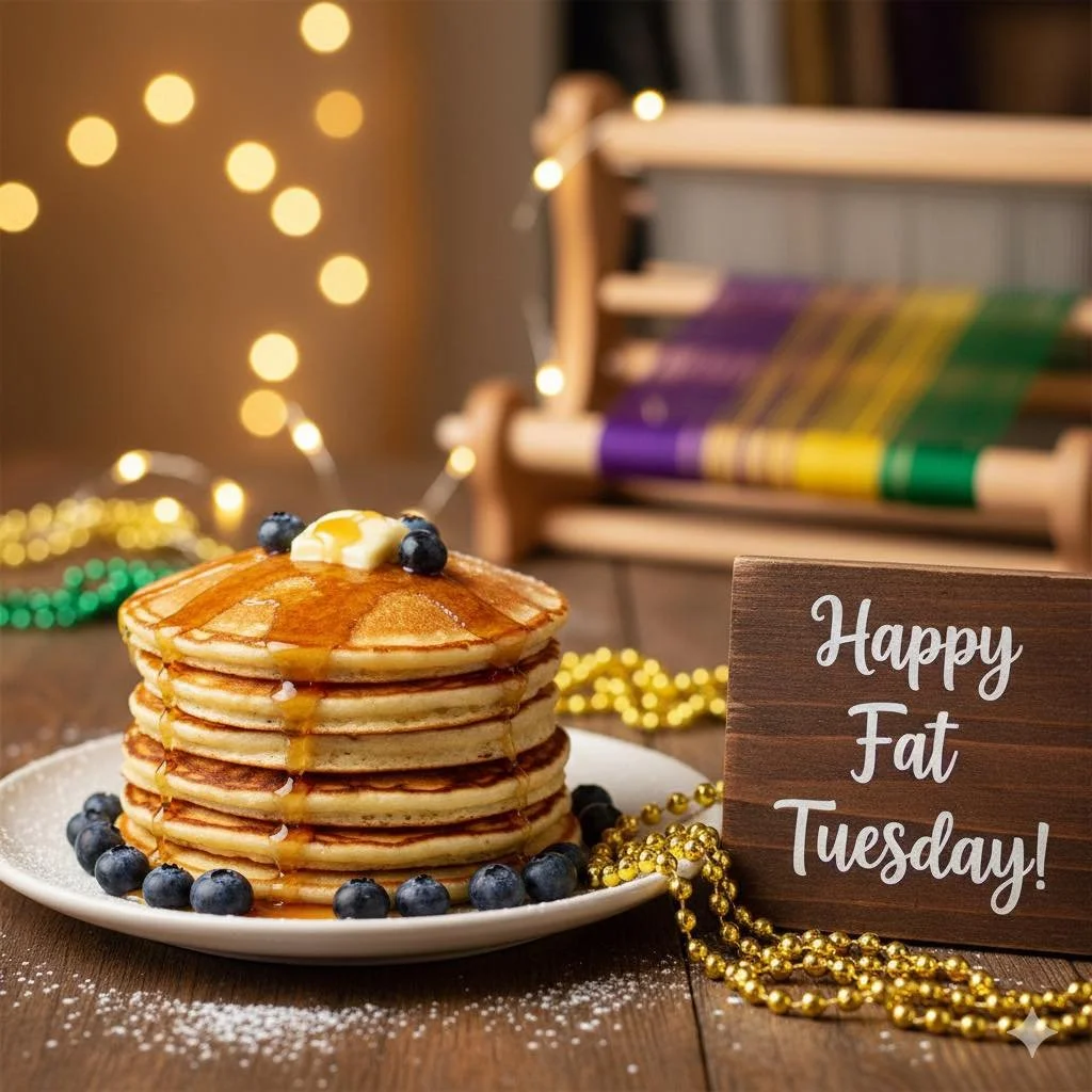 Happy Fat Tuesday! 🥞

Today marks Mardi Gras&mdash;the final, joyful "hurrah" before we enter the quiet reflection of Lent.

The tradition of eating pancakes on "Shrove Tuesday" goes back centuries. It was a practical way for hou