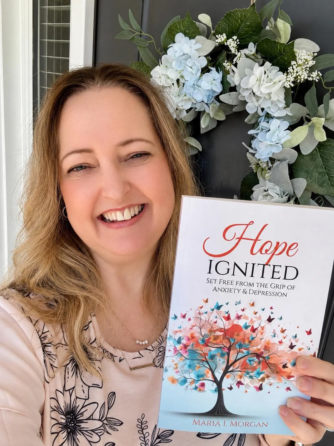 I am so excited to be a part of the launch team for Hope Ignited: Set Free from the Grip of Anxiety and Depression by Maria I. Morgan.

Whether you are in the middle of the battle or walking beside someone who is, Hope Ignited offers a path toward fr