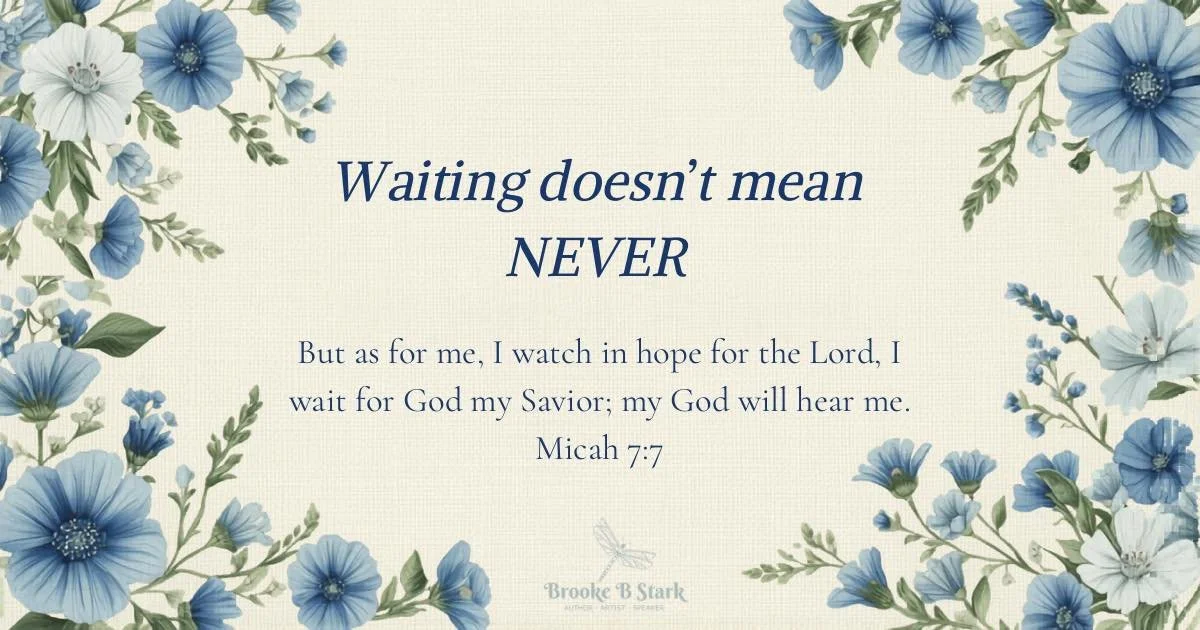 This is one of my favorite things to say. 

And Burwell, my husband, likes to say&hellip;

Pray and keep on praying.
Seek and keep on seeking.
Knock and keep on knocking.