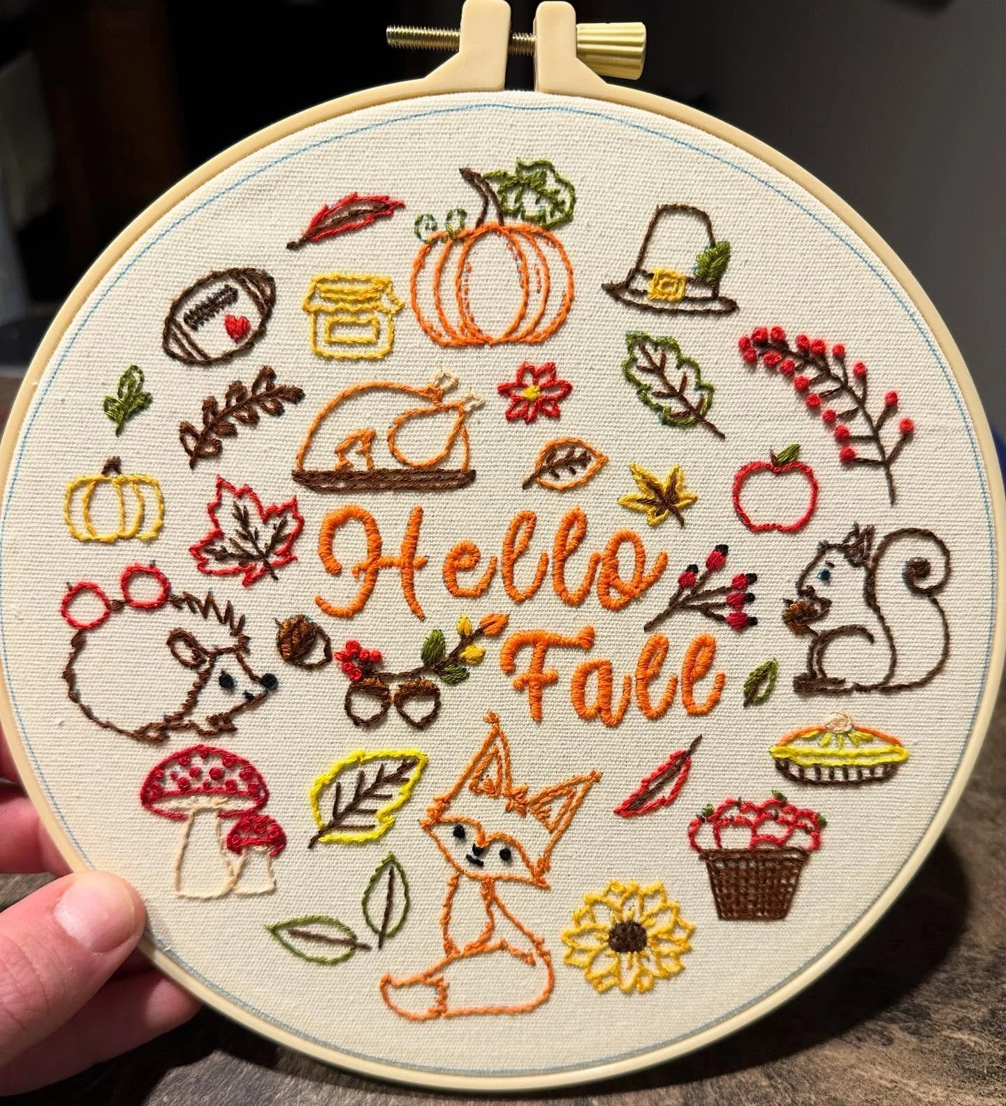 Eric, what do you do for you since grad school started?

This! I started getting into embroidery this fall.

While this may not be perfect, the hobby has been a nice brain reset for me amidst studying and coaching sessions! 

Can&rsquo;t wait to keep