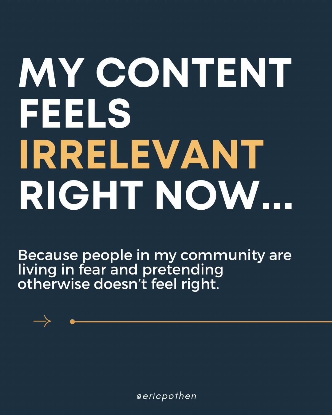 I&rsquo;ve been thinking a lot about what it means to show up, especially when the world feels heavy.

Sharing content about eating disorders and eating disorder recovery is something I care deeply about. 

But lately, that content hasn&rsquo;t felt 