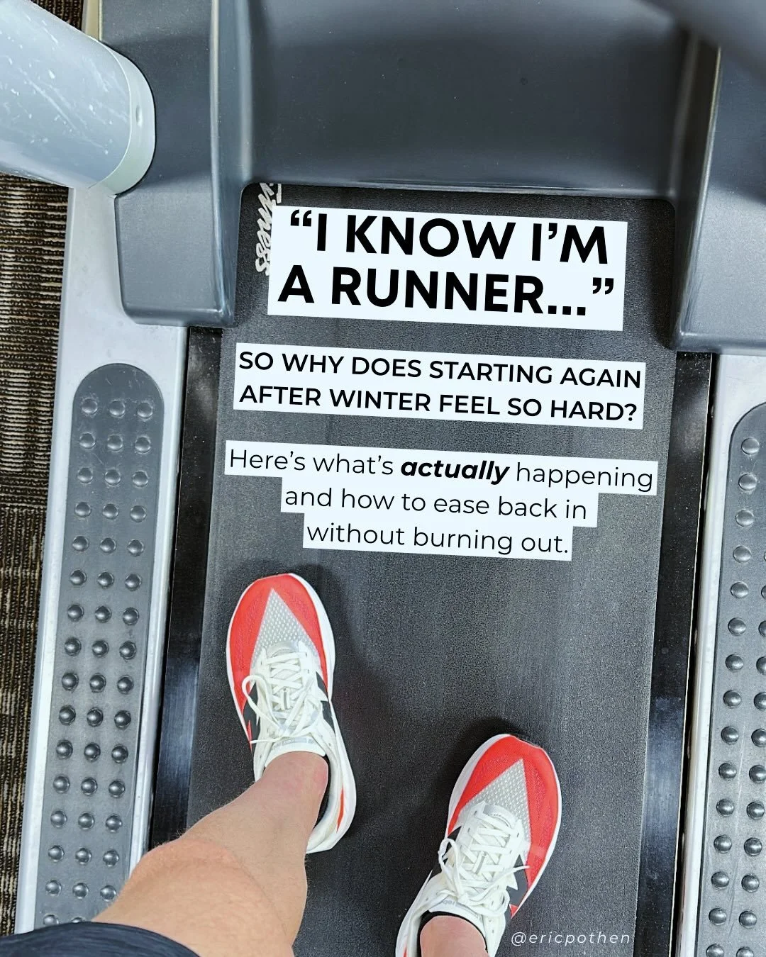 It&rsquo;s easy to get frustrated this time of year.

You go out for a run expecting it to feel familiar and instead, everything feels harder.

But here&rsquo;s what we forget:

Your body isn&rsquo;t working against you.

It&rsquo;s working for you.
