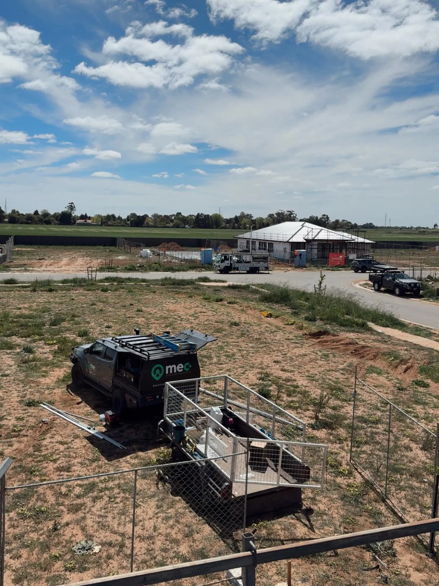 Blue skies, and solar installs - can&rsquo;t ask for better conditions! ⛅️

The MEC team out here setting up another system to keep this home running on sunshine