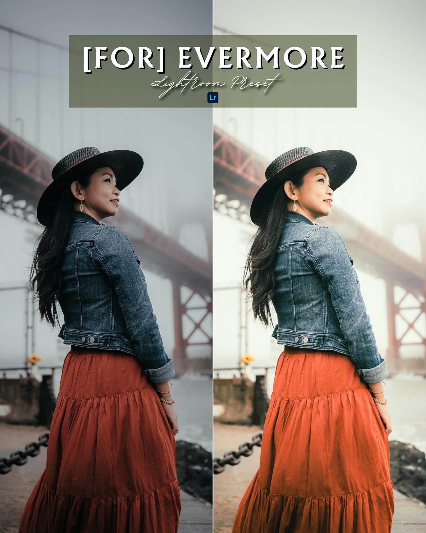 We&rsquo;ll be staring at this unreal transformation using our [For] Evermore Preset😍🧡

It&rsquo;s giving all the warm, Autumn dreamy vibes🤩