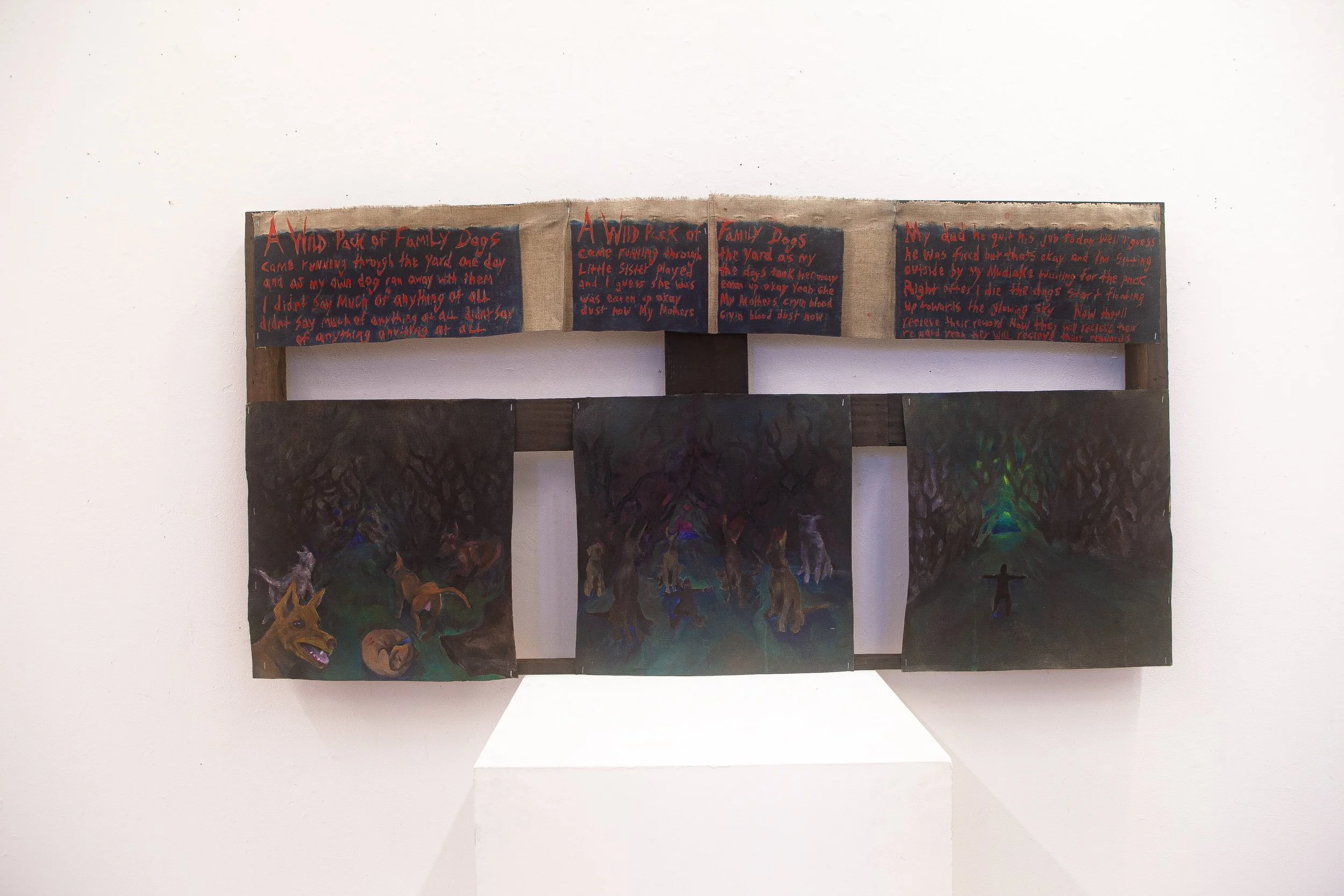 WILD PACK OF FAMILY DOGS