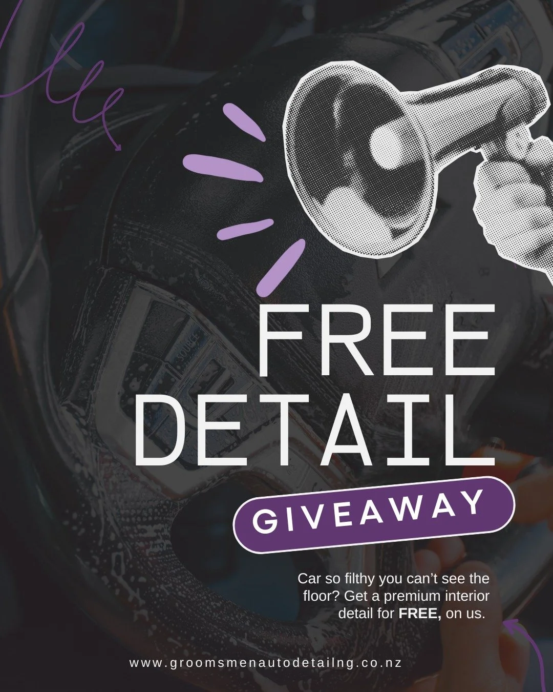 It's official - our website is officially LIVE! 🥳🎉
To celebrate the launch, we are offering a FREE interior detail service to one lucky follower. 🙏1️⃣
To go in the draw to win, nominate yourself or a loved one who you know DESPERATELY needs a good
