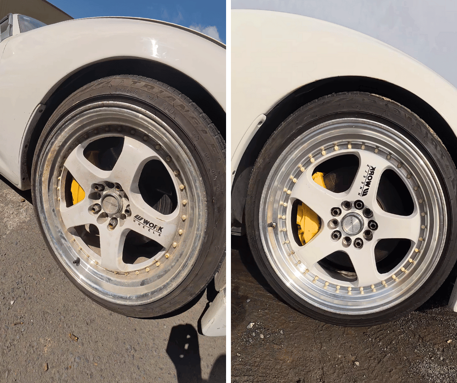 Car Wheel and Rims Deep Clean and protective Coating