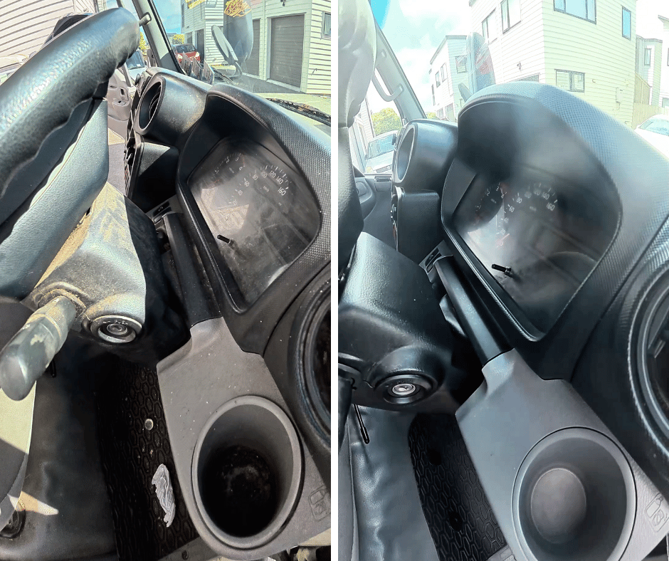 Centre Console Car Detailing