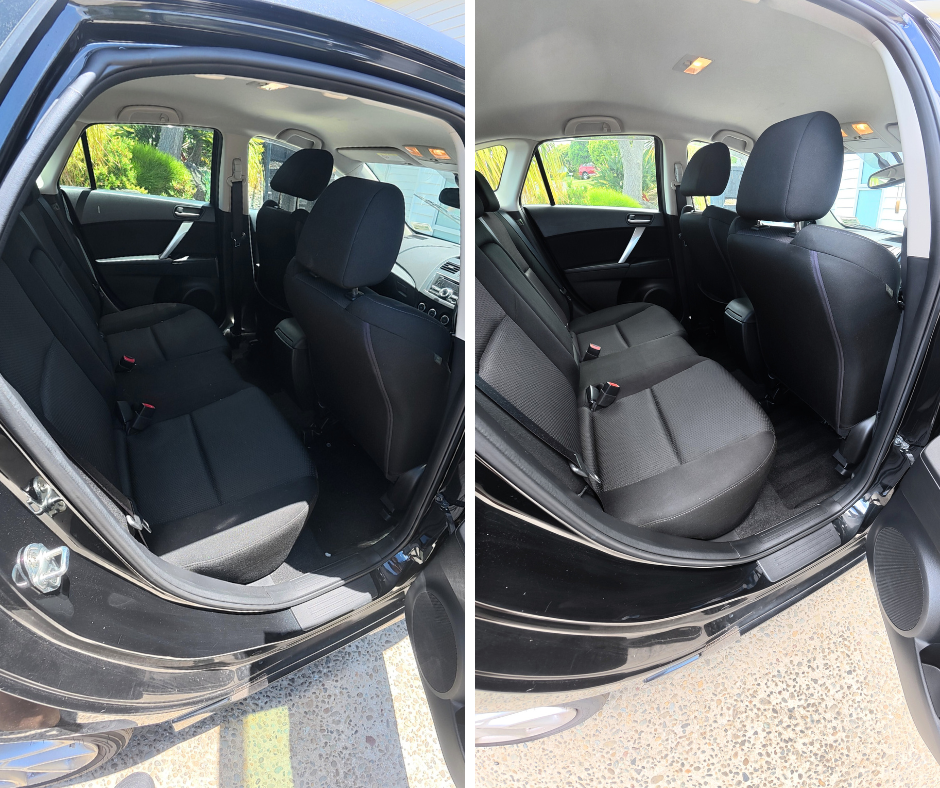 Vehicle exterior before and after detailing service Auckland