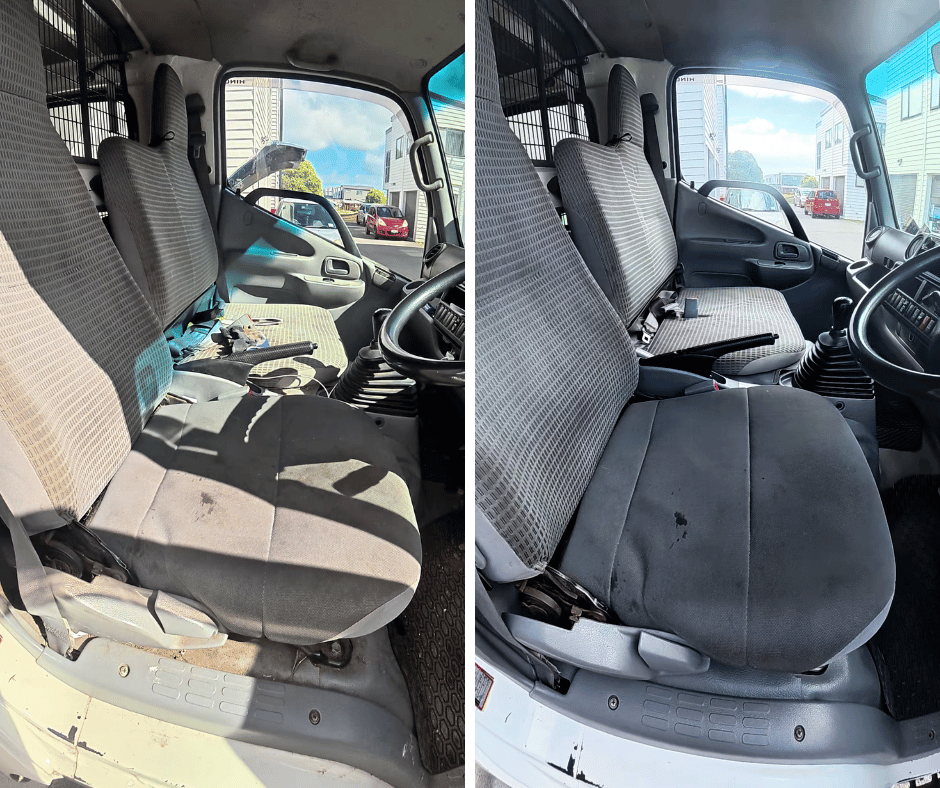 Mobile Car Detailing Interior Before and After