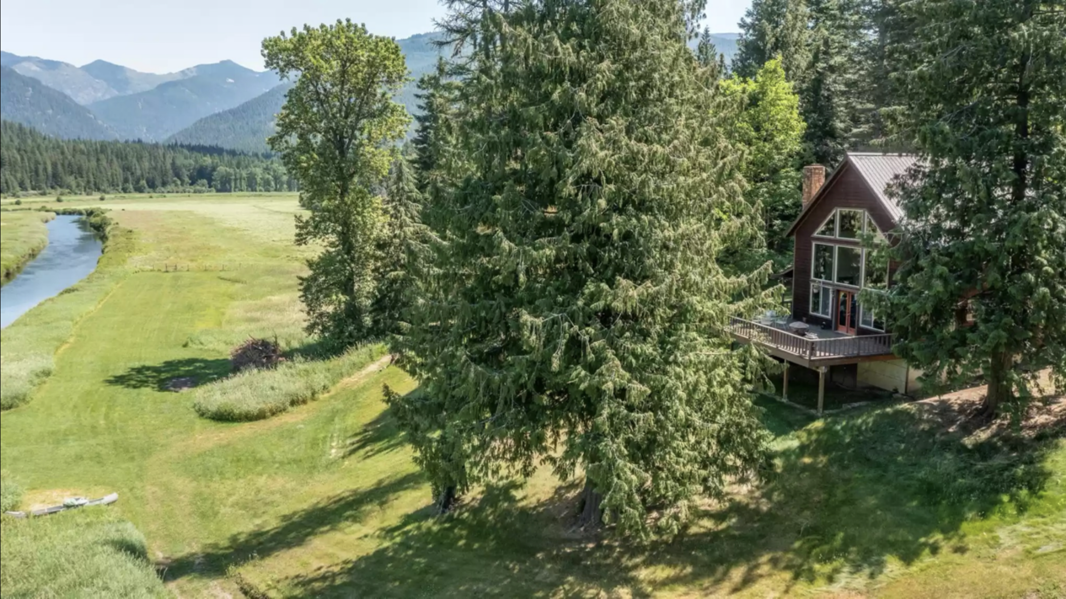 In The Backyard Of The Lodge Looking South