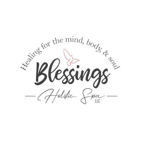 Inspirational quote with a pink butterfly illustration that says, 'Heals for the mind, body & soul, blessings, Hakuna Sana'.