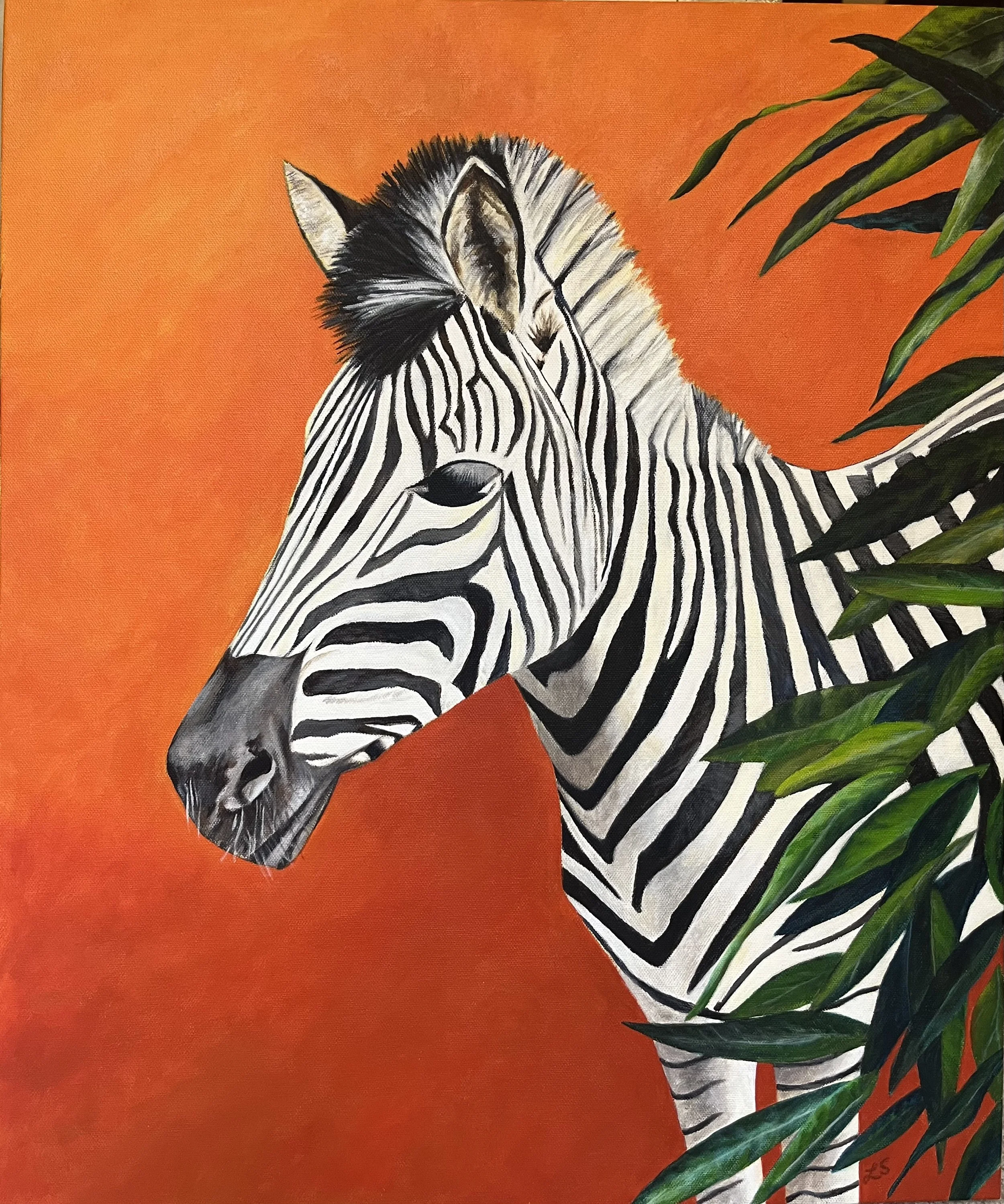 Shining Stripes
20" x 24" acrylic on canvas