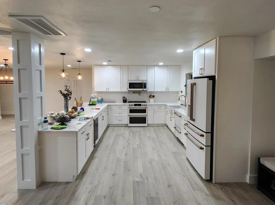 Contemporary Transitional Kitchen Remodel by Western Building Solutions project photo