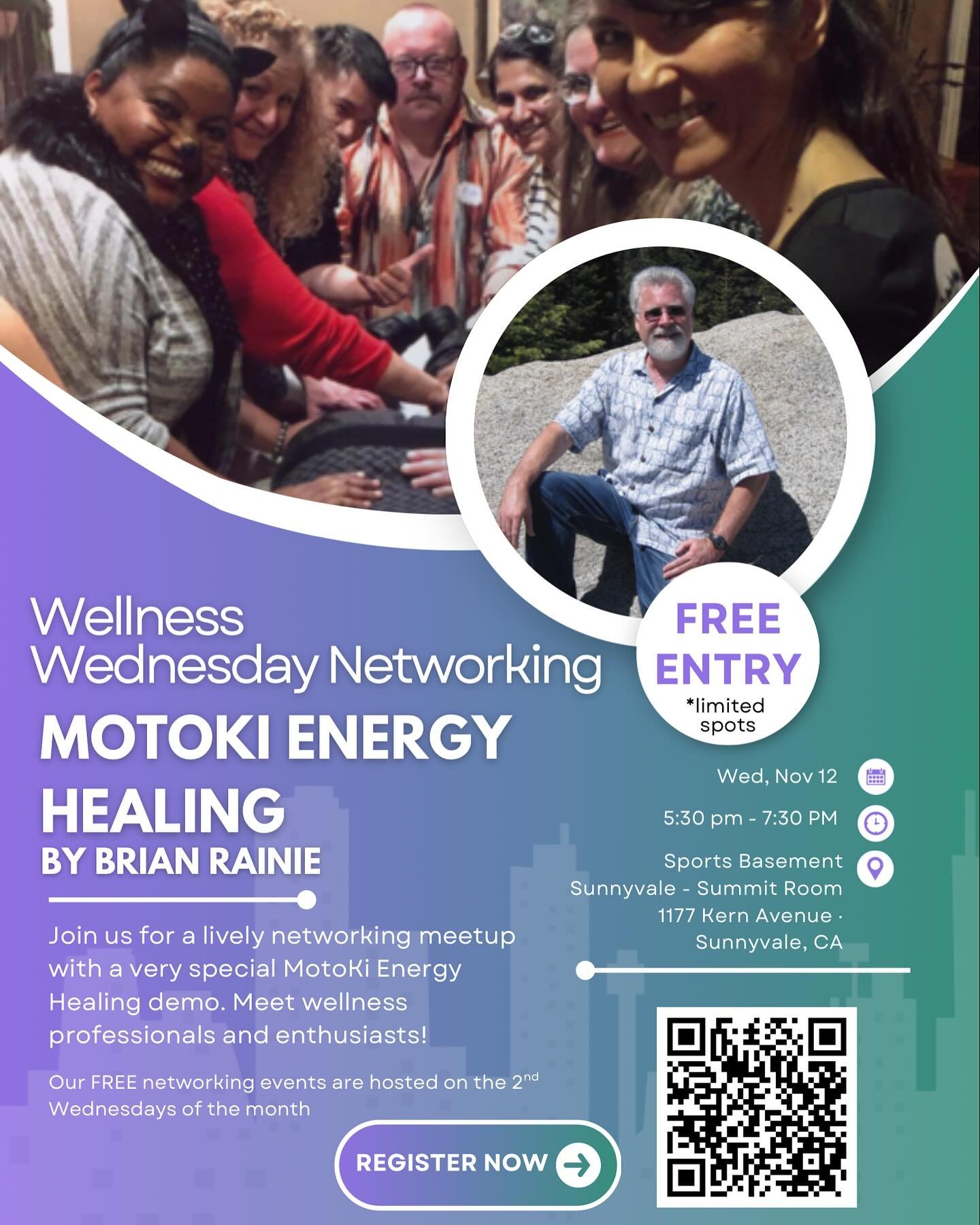 ✨ Join Our Hub this Wednesday for Wellness Wednesday! ✨
We are so excited to invite you to a FREE networking event! 

We&rsquo;ll have an introduction to Hands-On Energy Healing &mdash; featuring MotoKi, an Earth-based healing modality once used by m