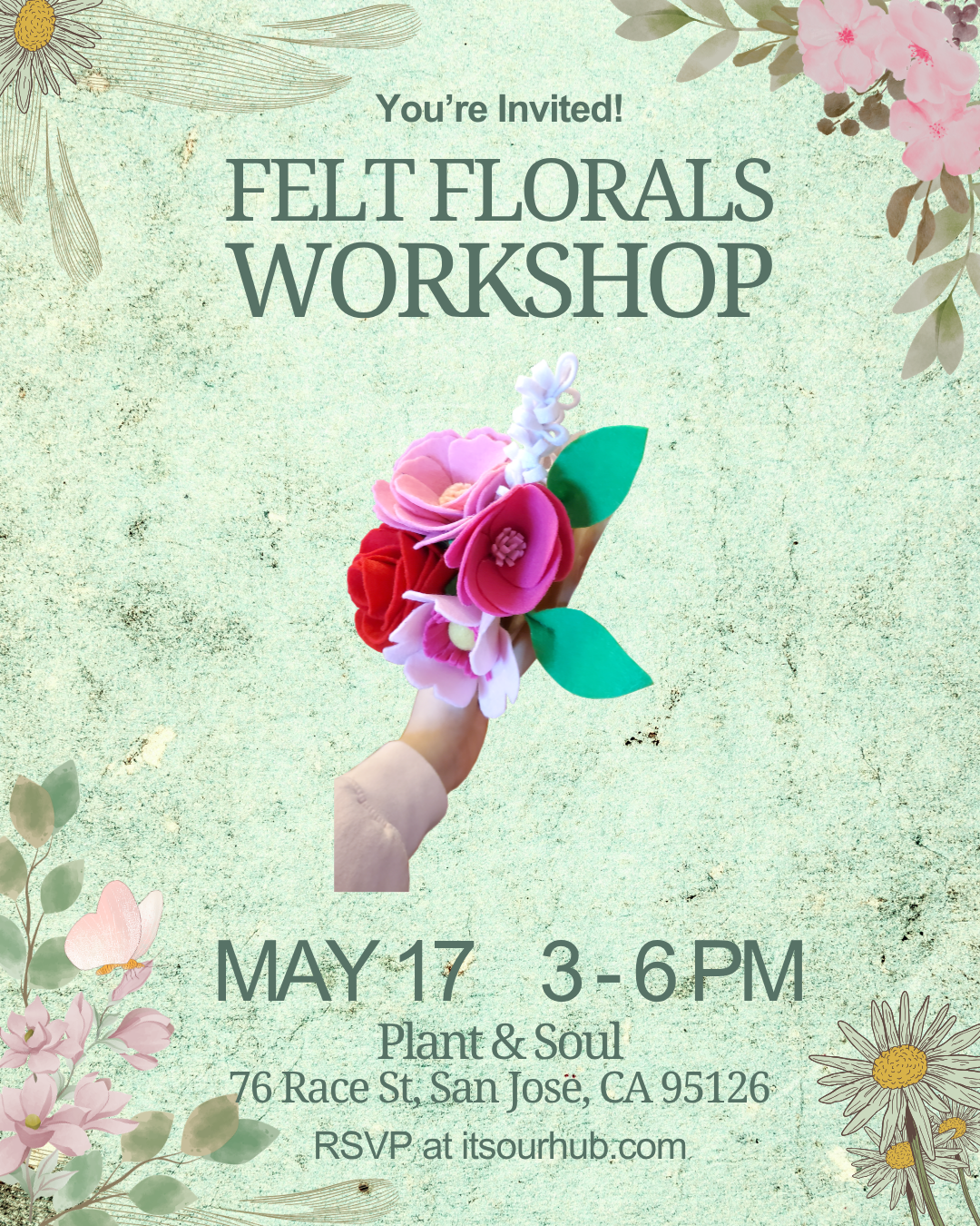 Felt Florals Workshop