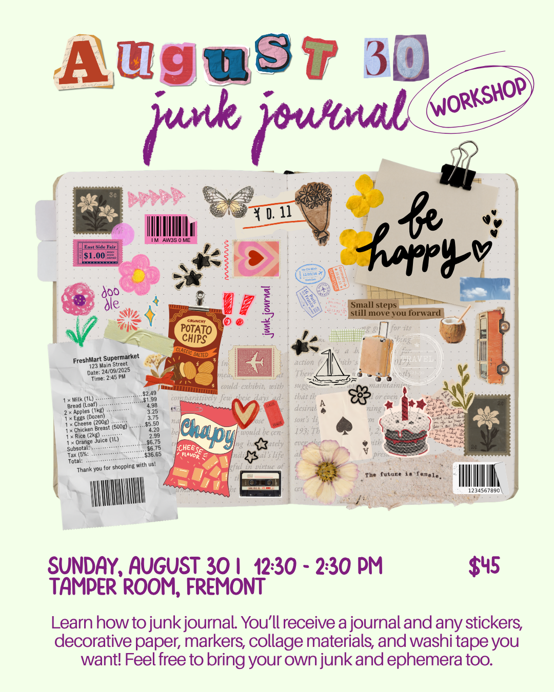 Junk Journal Workshop