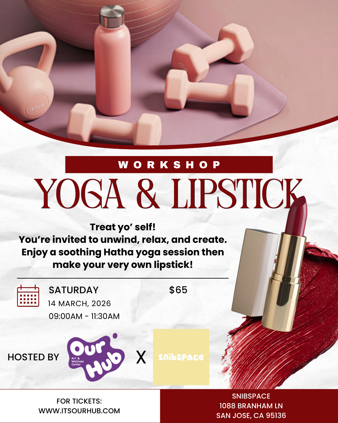 Yoga & Lipstick Workshop