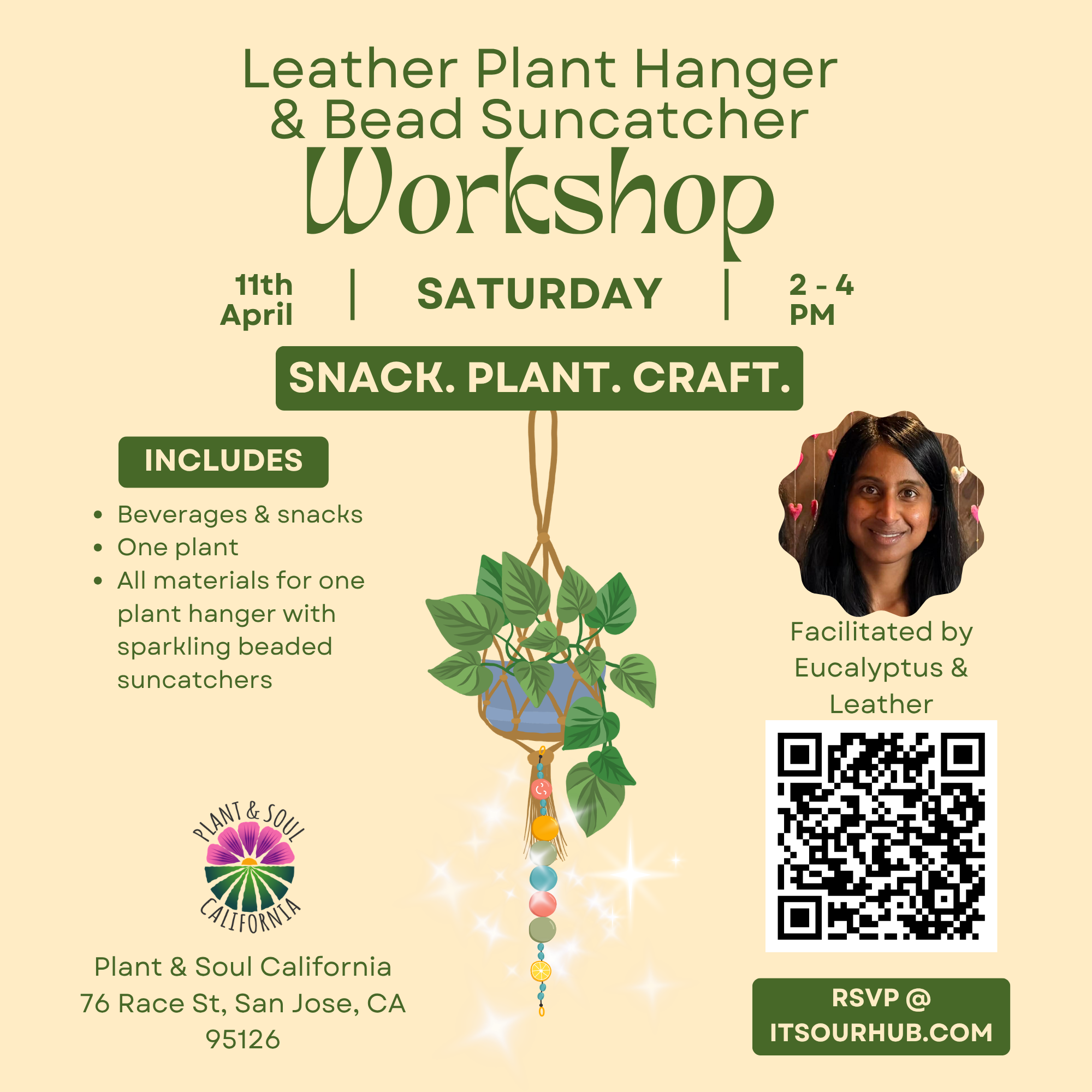 Leather Plant Hanger Workshop