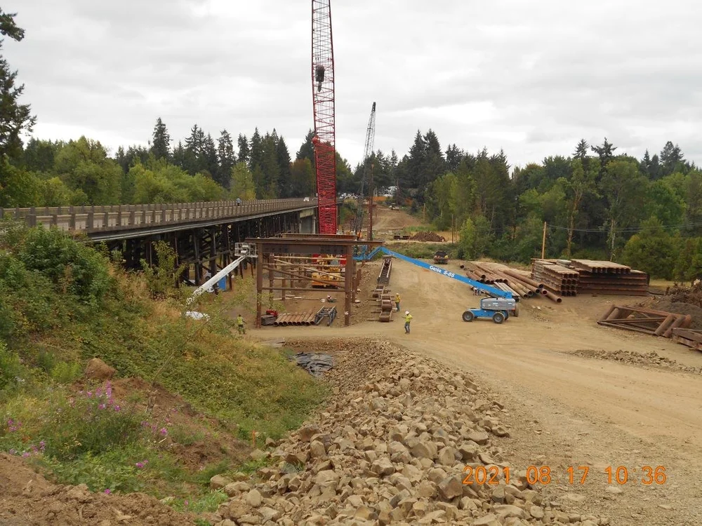 DeJong Road Bridge Rehabilitation No-Rise Analysis on the South Yamhill River