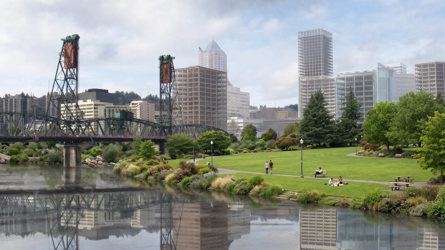 Portland waterfront infrastructure