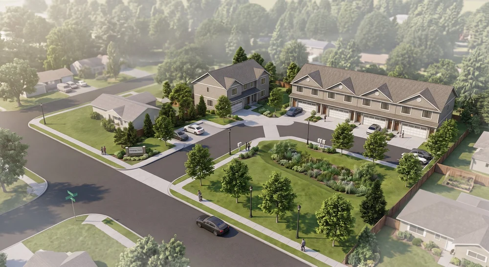 Jennings Avenue Middle Housing Partition: Duplex Conversion and Two New Fourplexes