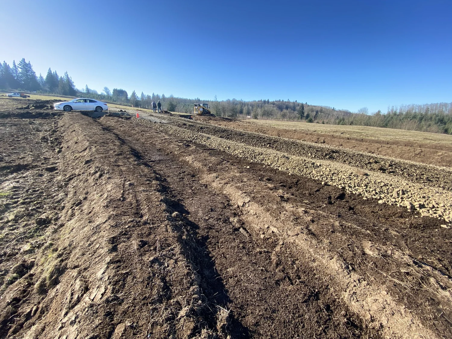 Tide Creek rural subdivision site, Deer Island, Oregon