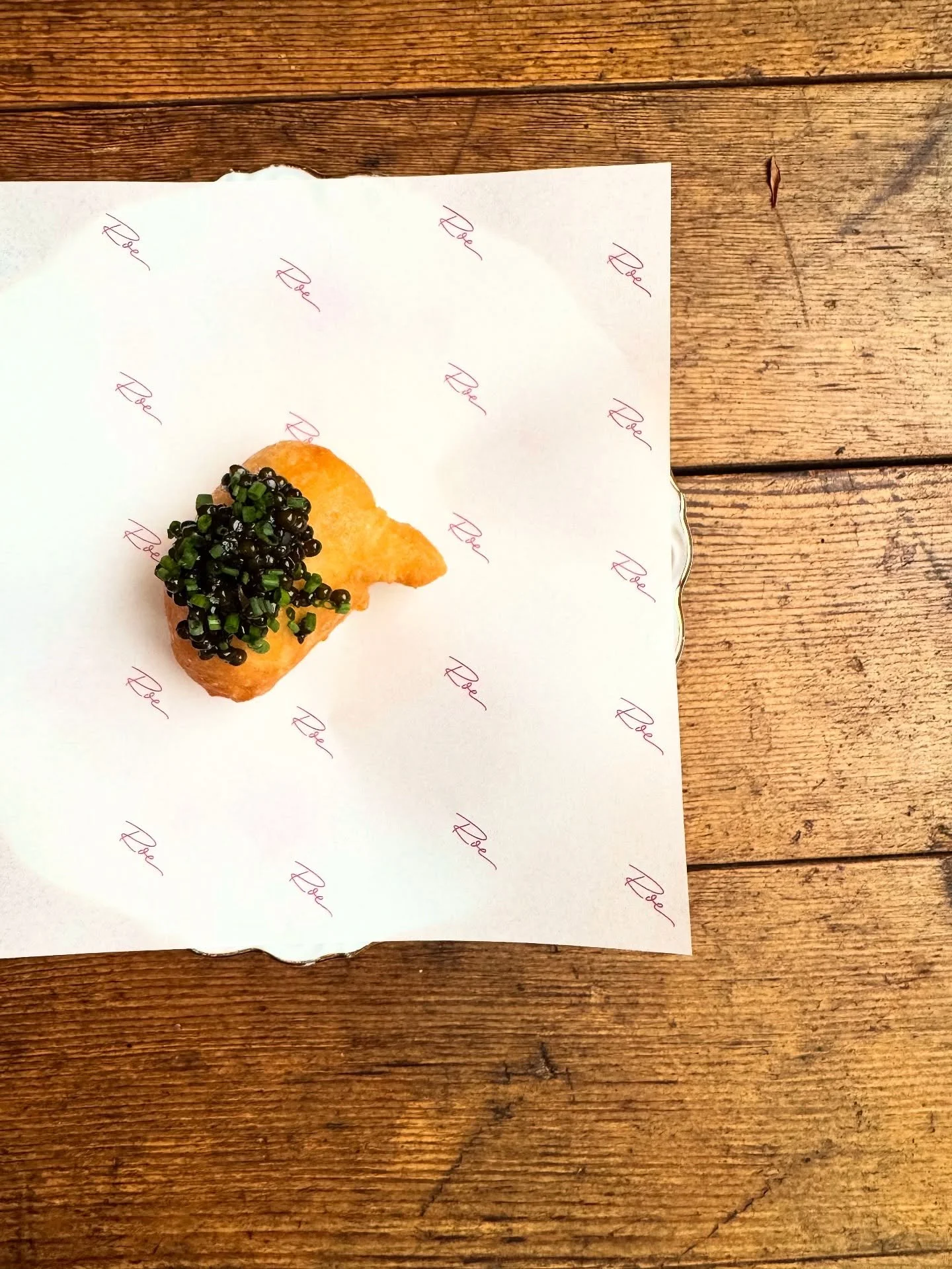 Say goodbye to the chicken nuggets and caviar, say hello to your new best friend (or something like that)

FOCACCIA CAVIAR DONUT
deep fried focaccia filled with creme fraiche, kaluga hybrid, chives

Open tonight from 4-9 with happy hour from 4-6. See