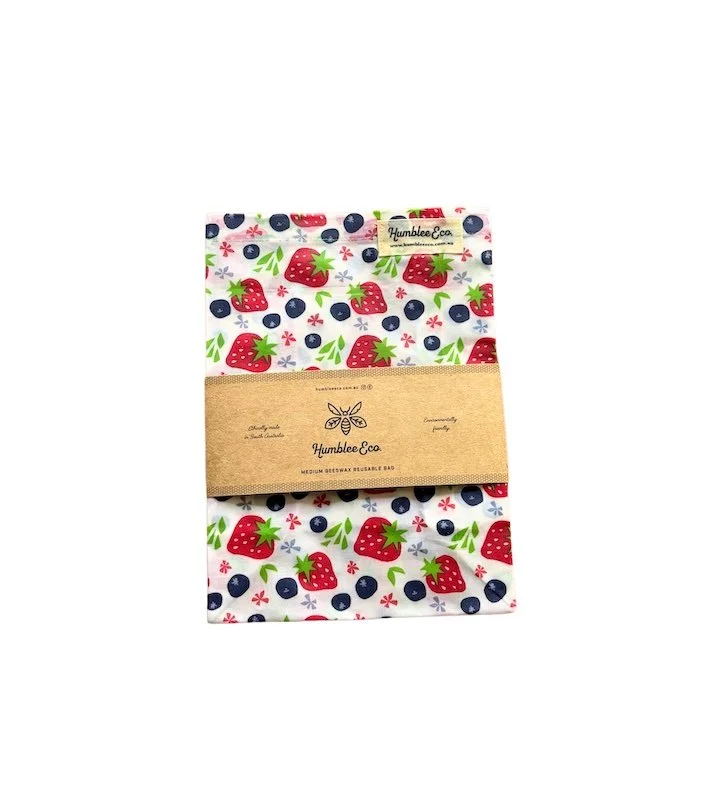 Medium Beeswax Bag – Berries