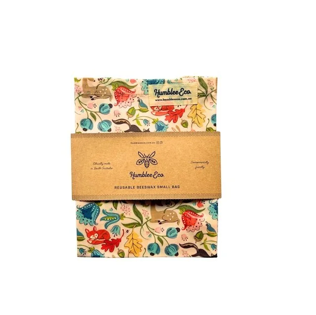 Small Beeswax Bag – Woodland Wildlife