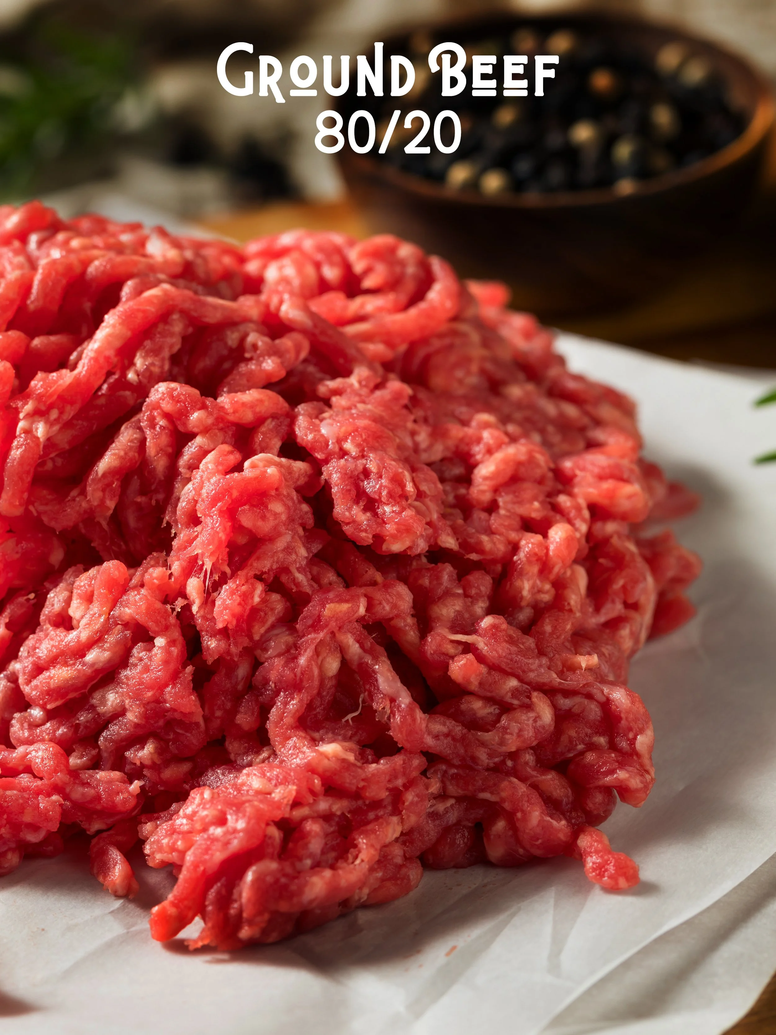 Ground Beef 80/20 | Balanced and Full-Flavor
