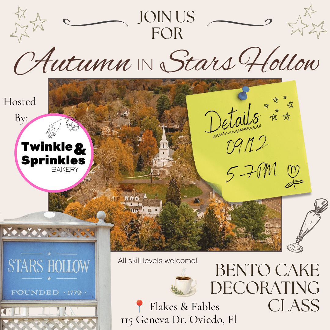 Autumn in Stars Hollow: Cake Decorating Class