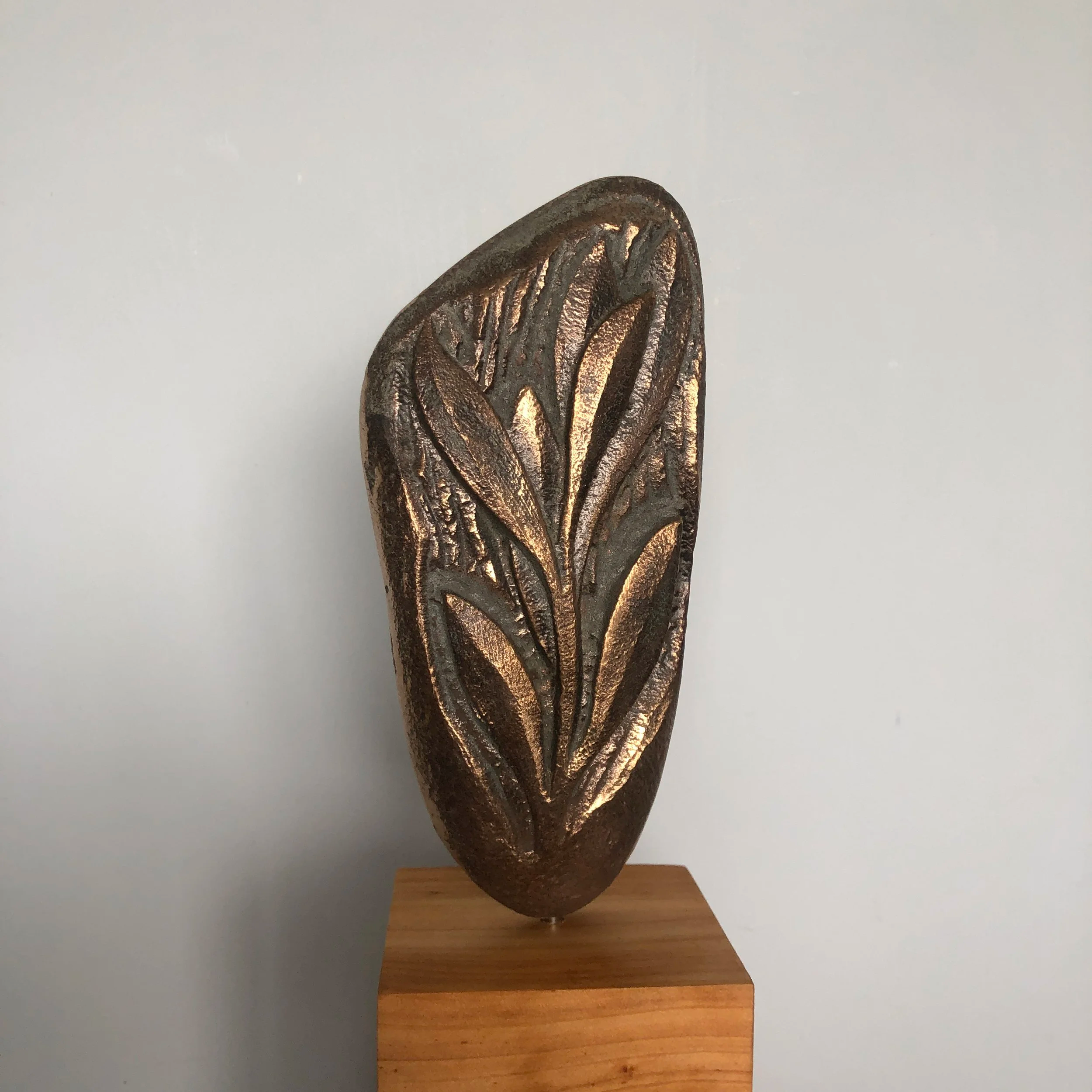 Solid Cast Bronze Olive leaf 1 of 3, $500 each