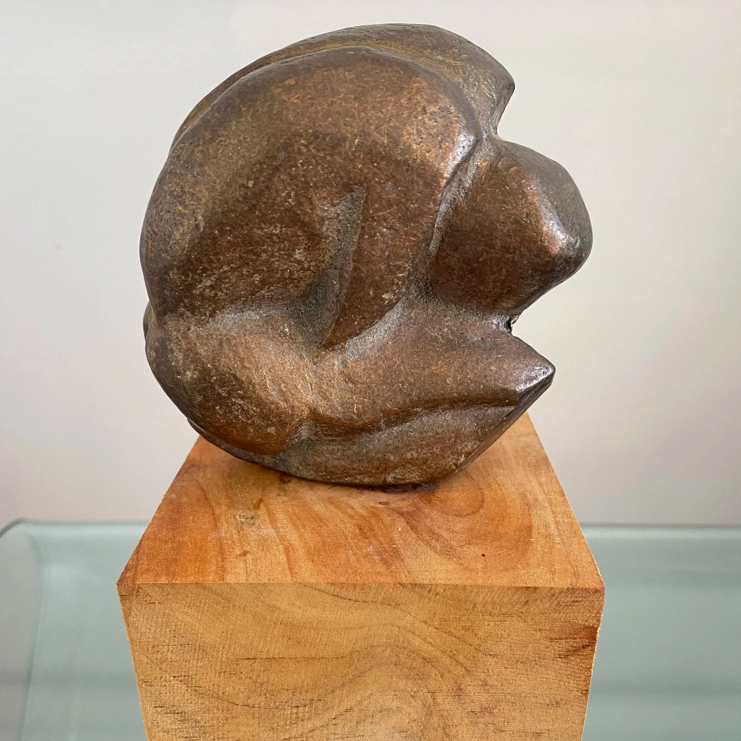 Rolling figure, Solid Bronze cast 1 of 3, $600 each, 3 available