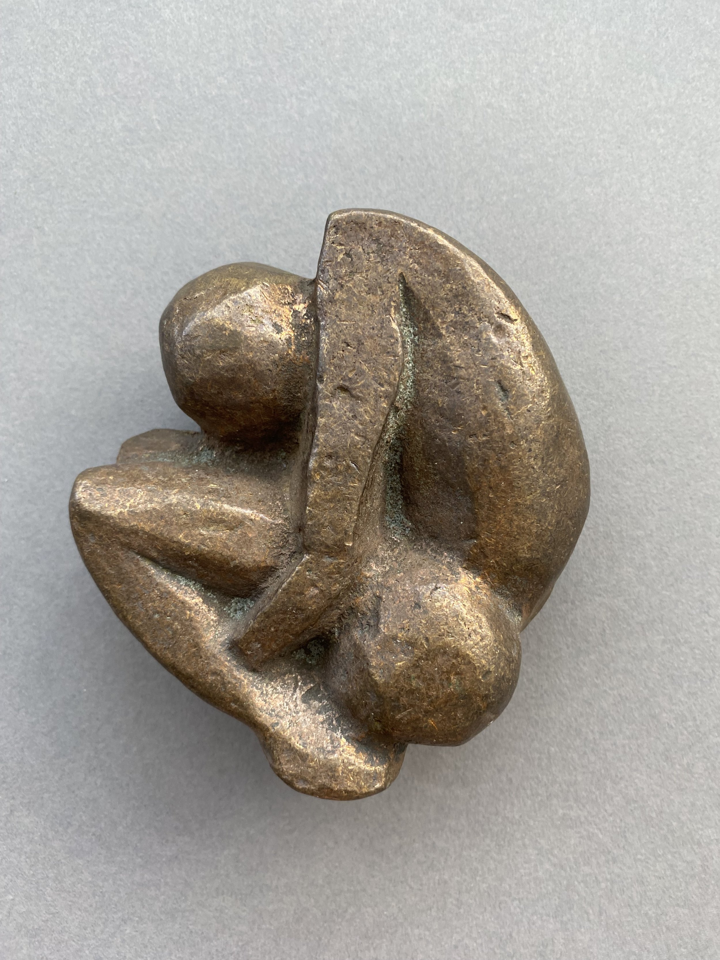 Rolling figure, Solid Bronze cast 1 of 3, $600 each, 3 available