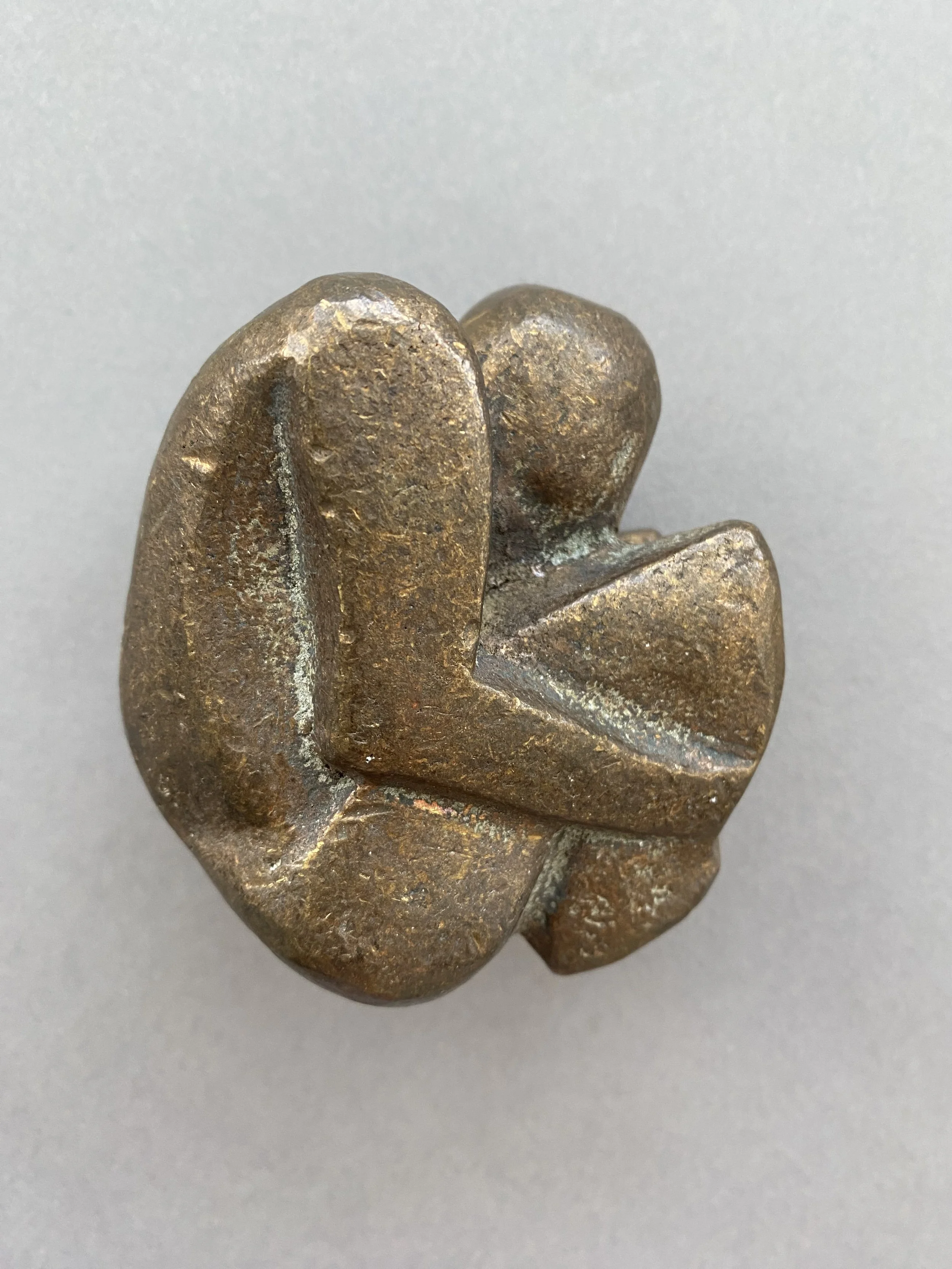 Rolling figure, Solid Bronze cast 1 of 3, $600 each, 3 available