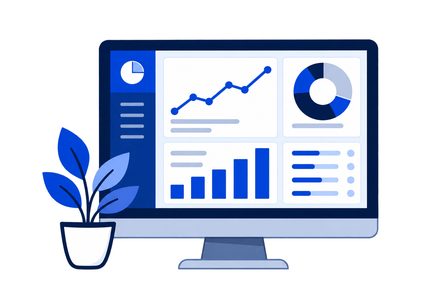 Executive financial dashboard with business performance analytics