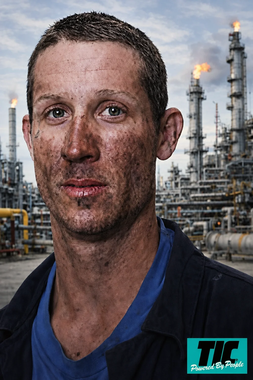 TIC_Refinery worker with glowing flare stacks copy.webp