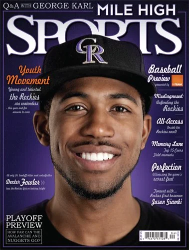 Dexter Fowler of the Colorado Rockies by ©Don Cudney, 2025.