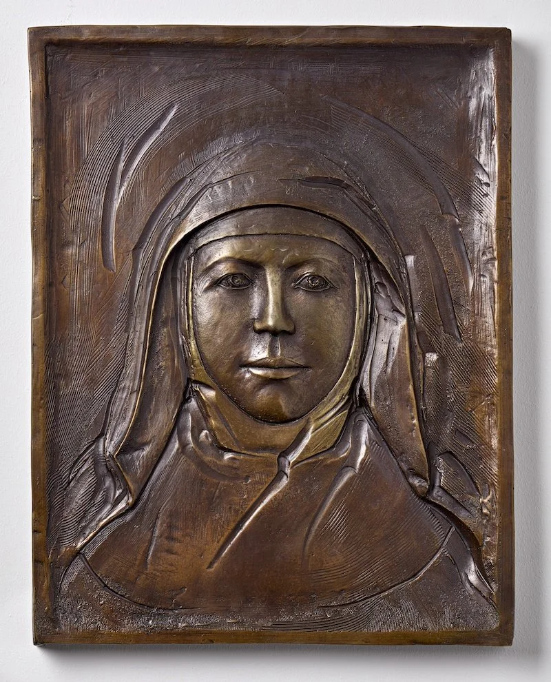 MARY MACKILLOP.  Bronze.  470 x 370