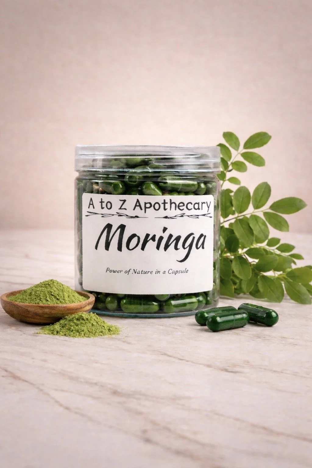 Moringa - Herbal Supplement - The Power of Nature in a Capsule