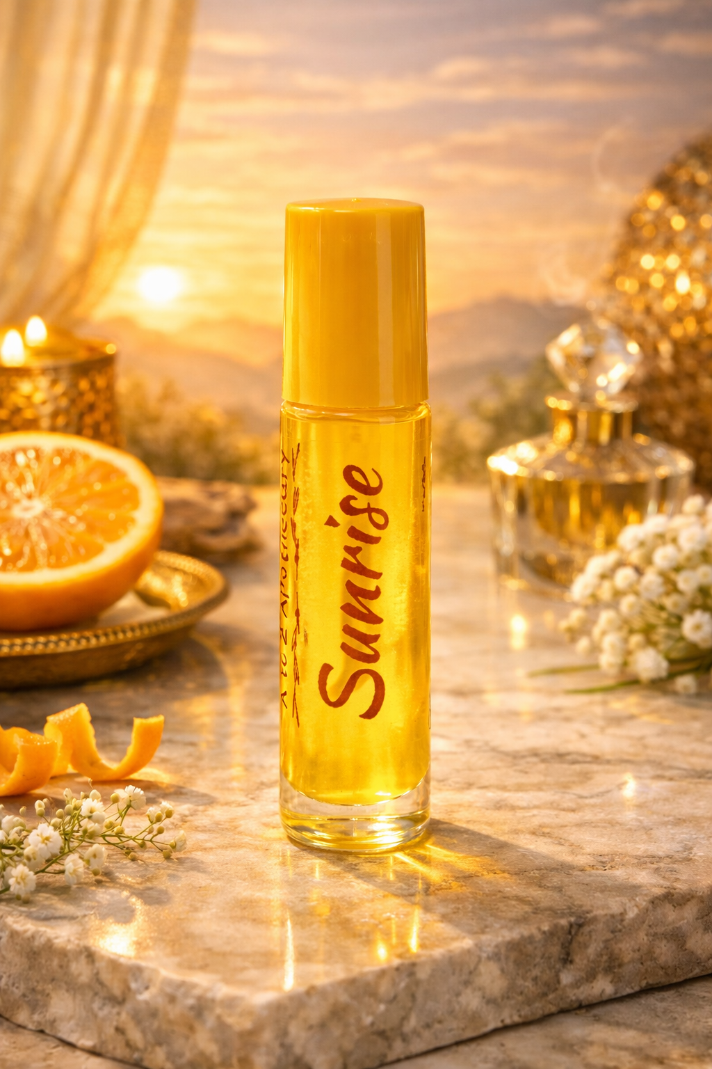 "Sunrise" - Orange Uplifting Aromatherapy Roller