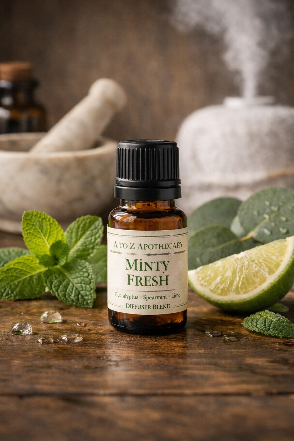 "Minty Fresh" - Your Spa at Home Diffuser Blend
