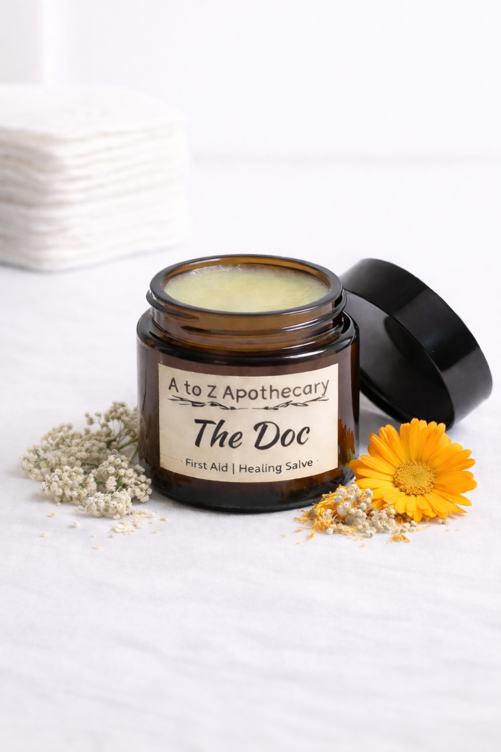 The Doc - Salve - First Aid in a Jar to Help with Chafing, Heal Wounds & Control Bleeding