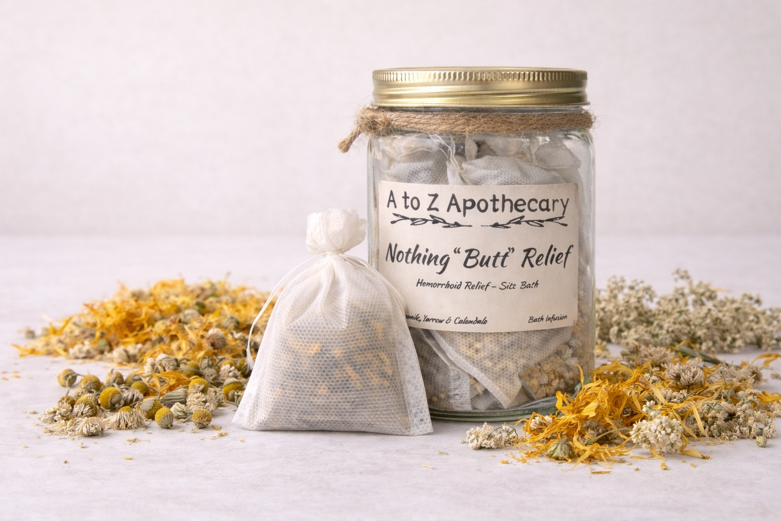 "Nothing 'Butt' Relief" - Sitz Bath Infusion Sachet