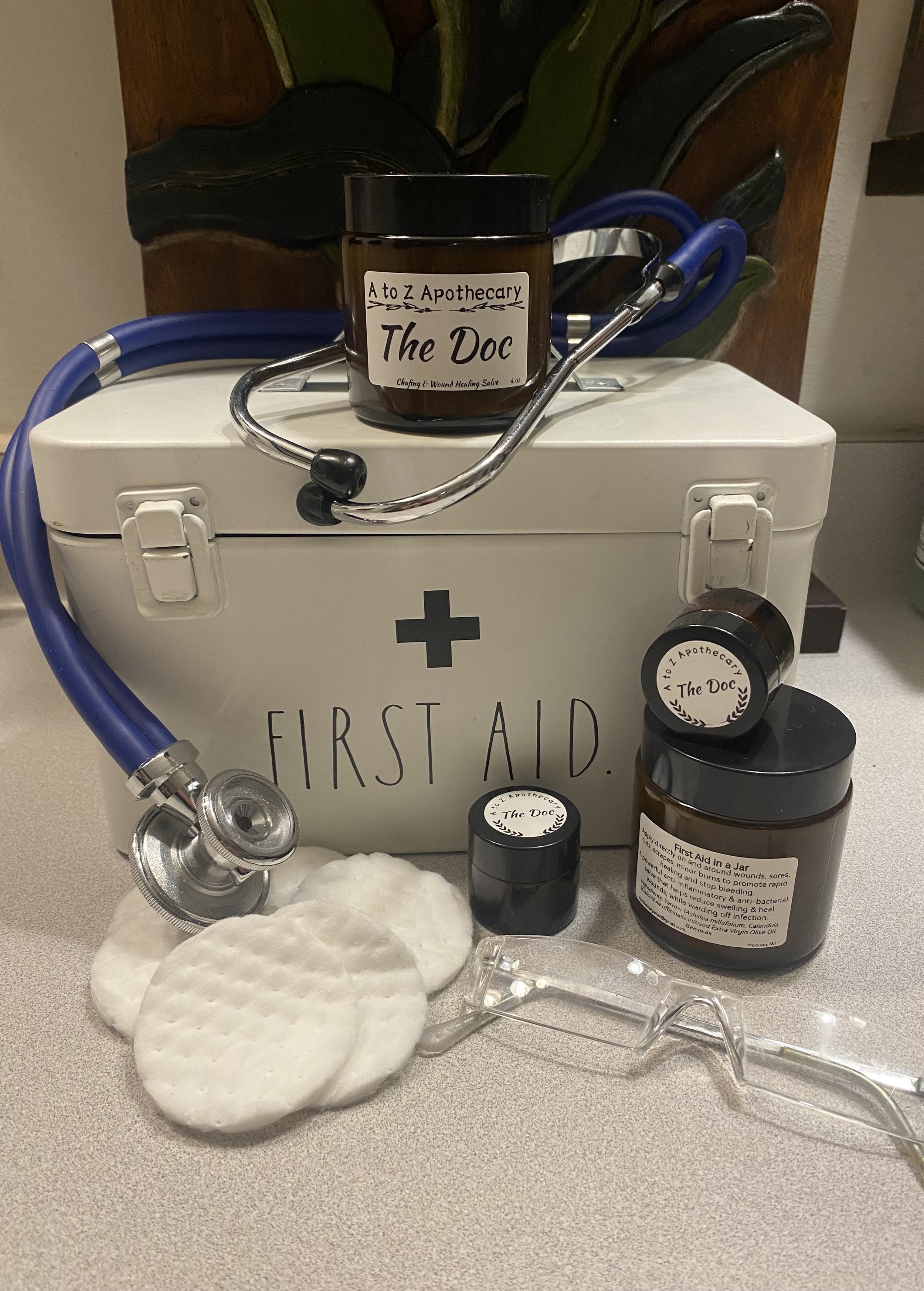The Doc - Salve - First Aid in a Jar to Help with Chafing, Heal Wounds & Control Bleeding