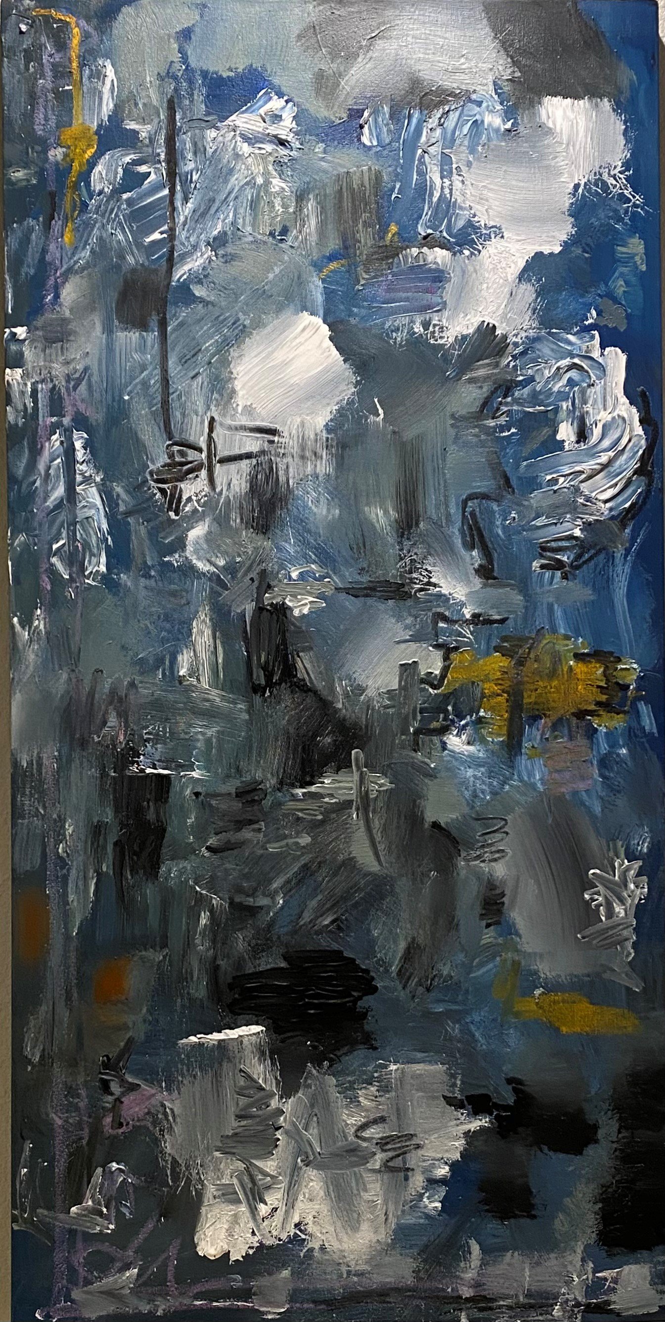 abstract art - Atmosphere (numbered series) - 60 x 48 in.