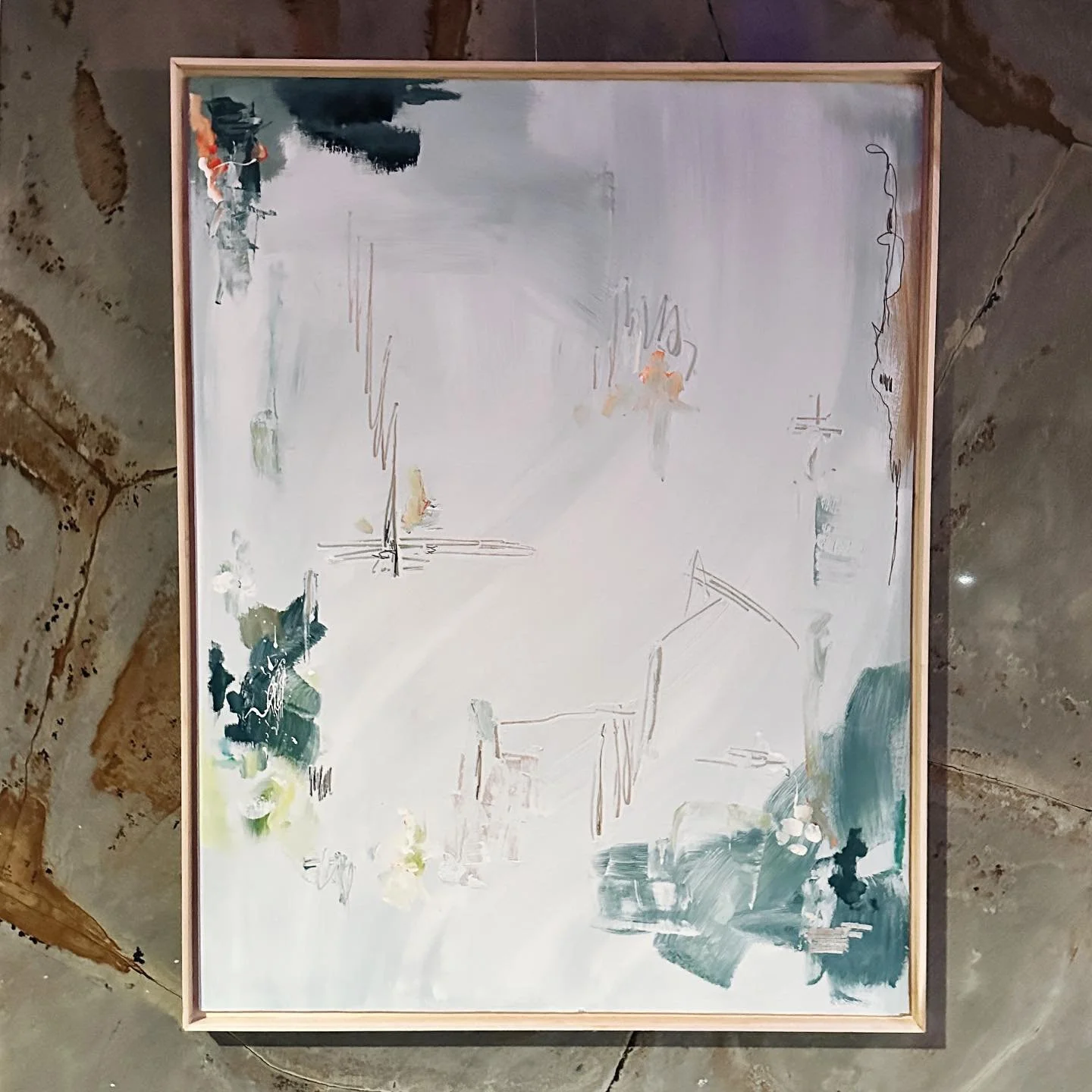 If you&rsquo;ve followed my work, you&rsquo;ll remember this art piece was chosen for a juried show at Craighead Green Gallery, summer 2023. This is a patience piece - meditative and intentional. 

Principle, 40x31 in. 
Mixed media on panel
On displa